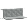 Garden bench cushions 2 units light gray melange fabric 120x50x7 cm by , Cushions for chairs and sofas - Ref: Foro24-4002597,...