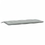 Garden bench cushions 2 units light gray melange fabric 120x50x7 cm by , Cushions for chairs and sofas - Ref: Foro24-4002597,...