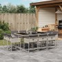 11-piece garden dining set with gray synthetic rattan cushions by , Garden sets - Ref: Foro24-3278158, Price: 758,99 €, Disco...