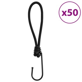 Elastic cords with hooks 50 units 17 cm by , Tent Accessories - Ref: Foro24-4008141, Price: 36,99 €, Discount: %