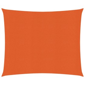 Orange HDPE sail shade 160 g/m² 2.5x3 m by , Umbrellas - Ref: Foro24-311672, Price: 23,99 €, Discount: %