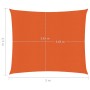 Toldo de vela naranja HDPE 160 g/m² 2,5x3 m de , Sombrillas - Ref: Foro24-311672, Precio: 24,64 €, Descuento: %