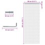 Mosquitera de cadena para puerta aluminio 80x201 cm de , Mosquiteras para ventanas - Ref: Foro24-4010008, Precio: 69,03 €, De...