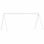 Solid white wood children's bed canopy 199x80.5x88 cm by , Accessories for beds and slatted bases - Ref: Foro24-846956, Price...