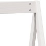 Solid white wood children's bed canopy 199x80.5x88 cm by , Accessories for beds and slatted bases - Ref: Foro24-846956, Price...