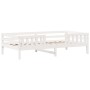 Estructura de cama madera maciza de pino blanco 80x200 cm de , Camas y somieres - Ref: Foro24-846977, Precio: 131,55 €, Descu...