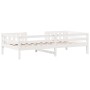 Solid white pine wood bed frame 80x200 cm by , Beds and slatted bases - Ref: Foro24-846977, Price: 131,55 €, Discount: %