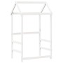 Solid white wood children's bed canopy 108x70x176.5 cm by , Accessories for beds and slatted bases - Ref: Foro24-846989, Pric...