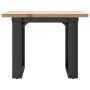 Center table with solid pine wood frame and iron, 40x40x35 cm by , Coffee table - Ref: Foro24-3282658, Price: 49,33 €, Discou...