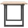 Center table with solid pine wood frame and iron, 100x50x45 cm by , Coffee table - Ref: Foro24-3282666, Price: 71,99 €, Disco...