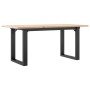 Mesa de centro marco O madera maciza pino y hierro 100x50x45 cm de , Mesas de centro - Ref: Foro24-3282666, Precio: 71,99 €, ...