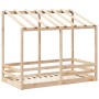 Solid pine wood children's bed 70x140 cm by , Beds and slatted bases - Ref: Foro24-847015, Price: 148,42 €, Discount: %