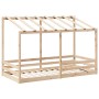 Children's bed with solid pine wood roof 80x200 cm by , Beds and slatted bases - Ref: Foro24-847003, Price: 171,99 €, Discoun...