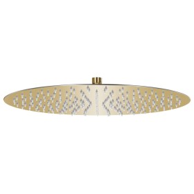 Round rain effect shower head gold stainless steel 40 cm by vidaXL, shower heads - Ref: Foro24-147706, Price: 59,51 €, Discou...