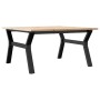 Center table with solid pine wood frame and iron, 90x90x45 cm by , Coffee table - Ref: Foro24-3282709, Price: 97,53 €, Discou...