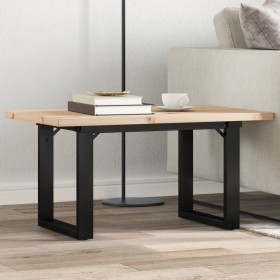 Mesa de centro marco O madera maciza pino y hierro 80x50x40,5cm de , Mesas de centro - Ref: Foro24-3282728, Precio: 70,99 €, ...