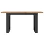 Mesa de centro marco O madera maciza pino y hierro 80x50x40,5cm de , Mesas de centro - Ref: Foro24-3282728, Precio: 70,82 €, ...