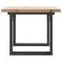 Mesa de centro marco O madera maciza pino y hierro 80x50x40,5cm de , Mesas de centro - Ref: Foro24-3282728, Precio: 70,82 €, ...