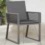 Garden armchairs with cushions 2 pcs black synthetic rattan by , Garden chairs - Ref: Foro24-4008115, Price: 155,11 €, Discou...