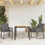 Garden armchairs with cushions 2 pcs black synthetic rattan by , Garden chairs - Ref: Foro24-4008115, Price: 155,11 €, Discou...