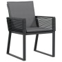 Garden armchairs with cushions 2 pcs black synthetic rattan by , Garden chairs - Ref: Foro24-4008115, Price: 155,11 €, Discou...