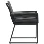 Garden armchairs with cushions 2 pcs black synthetic rattan by , Garden chairs - Ref: Foro24-4008115, Price: 155,11 €, Discou...