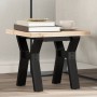 Center table with frame and solid pine and iron wood, 40x40x35.5cm by , Coffee table - Ref: Foro24-3282768, Price: 54,58 €, D...