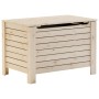 Caja de almacenaje con tapa RANA madera maciza pino 100x49x54cm de , Baúles de almacenamiento - Ref: Foro24-4002323, Precio: ...