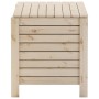 Caja de almacenaje con tapa RANA madera maciza pino 100x49x54cm de , Baúles de almacenamiento - Ref: Foro24-4002323, Precio: ...