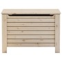 Storage box with lid FROG solid pine wood 80x49x54 cm by , Storage trunks - Ref: Foro24-4002321, Price: 85,66 €, Discount: %