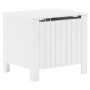 Storage box with lid FROG solid white wood 60x49x54 cm by , Storage trunks - Ref: Foro24-4002328, Price: 78,77 €, Discount: %