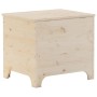 Solid pine wood storage box with lid in the shape of a frog, measuring 60x49x54 cm. by , Storage trunks - Ref: Foro24-4002335...