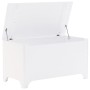 Storage box with lid FROG solid white wood 100x49x54cm by , Storage trunks - Ref: Foro24-4002340, Price: 113,30 €, Discount: %