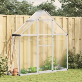 Greenhouse with silver aluminum base frame 169x58x195 cm by , Greenhouses - Ref: Foro24-4005816, Price: 207,99 €, Discount: %