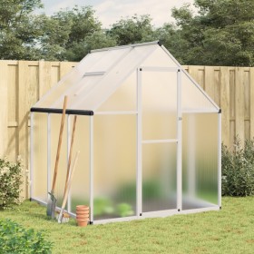 Greenhouse with silver aluminum base frame 169x169x195 cm by , Greenhouses - Ref: Foro24-4005828, Price: 300,41 €, Discount: %