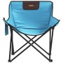 Folding camping chairs with pocket, 2 units light blue by , Garden chairs - Ref: Foro24-366553, Price: 55,21 €, Discount: %