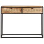 Mesa consola de madera de mango rugosa 100x35x75 cm de vidaXL, Mesas auxiliares - Ref: Foro24-323145, Precio: 204,80 €, Descu...