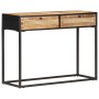 Mesa consola de madera de mango rugosa 100x35x75 cm de vidaXL, Mesas auxiliares - Ref: Foro24-323145, Precio: 204,80 €, Descu...