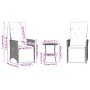 Garden chairs and table with cushions 3 pieces gray PE rattan by , Garden sets - Ref: Foro24-365675, Price: 287,94 €, Discoun...