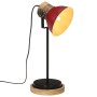 Worn-out red desk lamp 25 W E27 17x17x50 cm by , Lamps - Ref: Foro24-371948, Price: 60,35 €, Discount: %