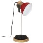 Worn-out red desk lamp 25 W E27 17x17x50 cm by , Lamps - Ref: Foro24-371948, Price: 60,35 €, Discount: %