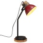 Worn-out red desk lamp 25 W E27 18x18x60 cm by , Lamps - Ref: Foro24-371955, Price: 66,70 €, Discount: %