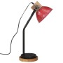 Worn-out red desk lamp 25 W E27 18x18x60 cm by , Lamps - Ref: Foro24-371955, Price: 66,70 €, Discount: %