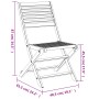 Folding garden chairs 8 pcs acacia wood 48.5x61.5x87 cm by , Garden chairs - Ref: Foro24-3214229, Price: 374,81 €, Discount: %