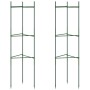 Support for tomatoes, 2 units, made of steel and PP, 116 cm. by , Pot stands - Ref: Foro24-4009283, Price: 23,14 €, Discount: %