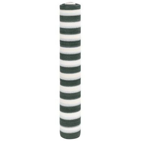 Red de privacidad HDPE verde y blanco 2x25 m 150 g/m² de , Sombrillas - Ref: Foro24-4003738, Precio: 67,71 €, Descuento: %