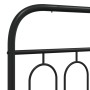 Black metal headboard 75 cm by , Headboards and footboards - Ref: Foro24-377143, Price: 32,99 €, Discount: %