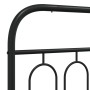 Black metal headboard 120 cm by , Headboards and footboards - Ref: Foro24-377148, Price: 47,99 €, Discount: %