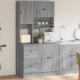 Mueble de cocina madera de ingeniería gris Sonoma 95x50x180 cm de , Armarios de cocina - Ref: Foro24-3276537, Precio: 286,89 ...