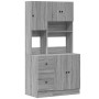 Mueble de cocina madera de ingeniería gris Sonoma 95x50x180 cm de , Armarios de cocina - Ref: Foro24-3276537, Precio: 286,89 ...